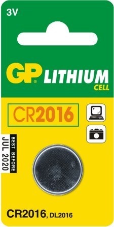 BATERIA GUZIKOWA LITOWA 3V CR2016 GP BATTERY