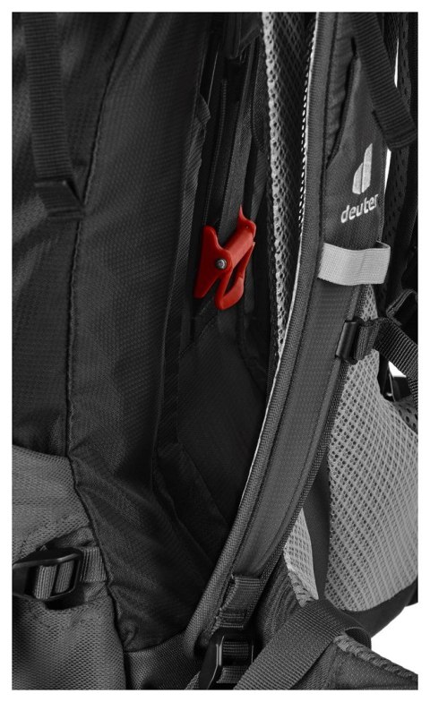 Plecak turystyczny Deuter Futura Air Trek 60 + 10 black-graphite