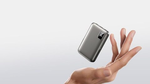 POWERBANK REMAX 3w1 10000mAh 15W RPP-695 WITH FOLDABLE STAND GREY