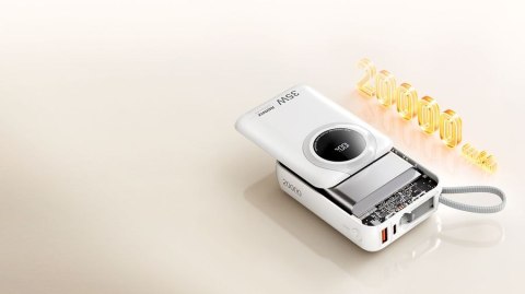 POWERBANK REMAX SCUBA SERIES 20000mAh RPP-73 35W WITH CABLES BLACK