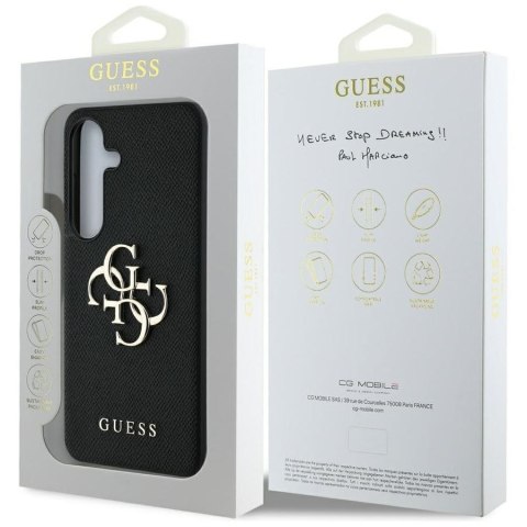 GUESS SAMSUNG S25+ GUHCS25MPGT4MBK CLASSIC LOGO BLACK