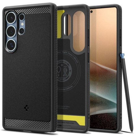 SPIGEN RUGGED ARMOR MAG SAMSUNG S25 ULTRA MATTE MAGSAFE BLACK