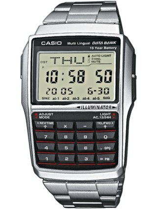 ZEGAREK MĘSKI CASIO VINTAGE DATABANK DBC-32D-1ADF + BOX