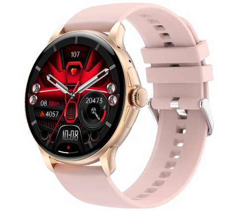 Smartwatch Damski Rubicon RNCF35 ROSE GOLD Bransoleta + Pasek Pink