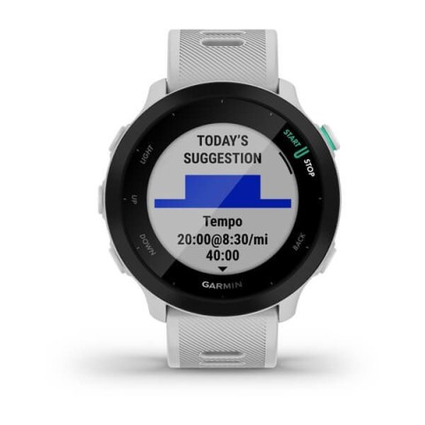 Zegarek sportowy Garmin Forerunner 55 42mm Biały