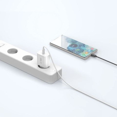 TECH-PROTECT ładowarka sieciowa NC20W USB-C + KABEL USB-C WHITE