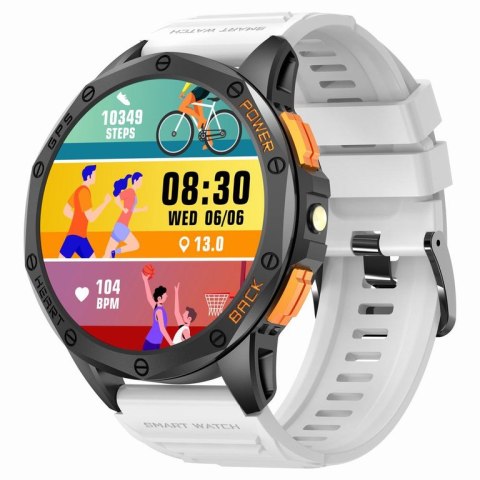 SMARTWATCH MĘSKI GRAVITY GT24-2 - LATARKA, DODATKOWY PASEK (sg033b)