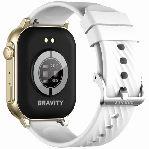 SMARTWATCH UNISEX GRAVITY GT15-10 - ROZMOWY BLUETOOTH, DODATKOWY PASEK (sg029j)