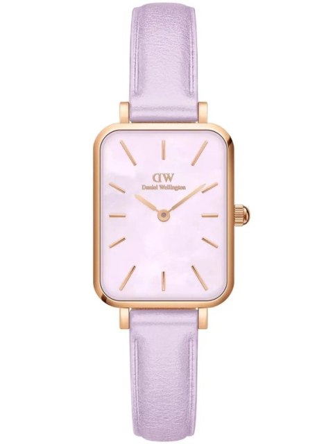 ZEGAREK DAMSKI DANIEL WELLINGTON Quadro Lavender Mop 20mm DW00100637 + BOX (zw521b)