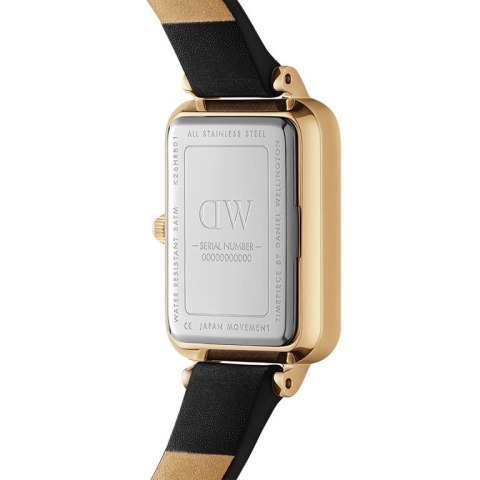 ZEGAREK DAMSKI DANIEL WELLINGTON Quadro Pressed Sheffield Gold 20mm DW00100560 + BOX
