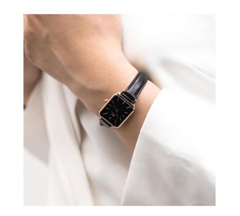 ZEGAREK DAMSKI DANIEL WELLINGTON Quadro Pressed Sheffield Gold 20mm DW00100560 + BOX