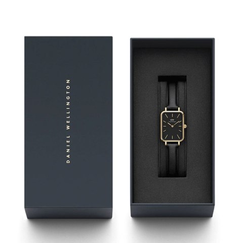 ZEGAREK DAMSKI DANIEL WELLINGTON Quadro Pressed Sheffield Gold 20mm DW00100560 + BOX