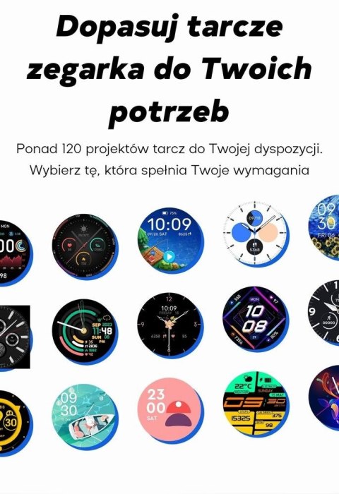 Smartwatch Damski GRAVITY GT12-1 Czarny Pasek Silikonowy + Czarna Bransoleta