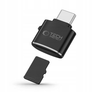 TECH-PROTECT CZYTNIK KART ULTRABOOST USB-C MICRO SD/TF BLACK