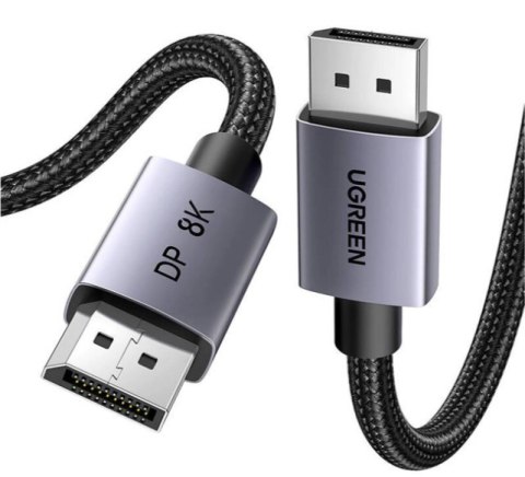 Ugreen kabel DisplayPort DP120 1.4 1m czarny