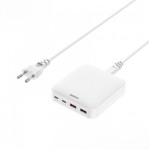 Ładowarka sieciowa PODRÓŻNA REMAX DONGFENG 65W RP-U183 GaN PD QC 2xUSB-C/2xUSB WHITE