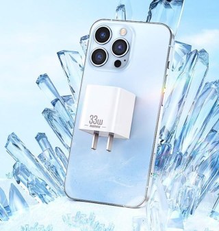 Ładowarka sieciowa REMAX BATT SERIES PD QC 33W RP-U26 1xUSB + 1xUSB-C WHITE