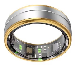 Smart Ring RUBICON R6 Gold/Silver SIZE-8(US) SMARUB321