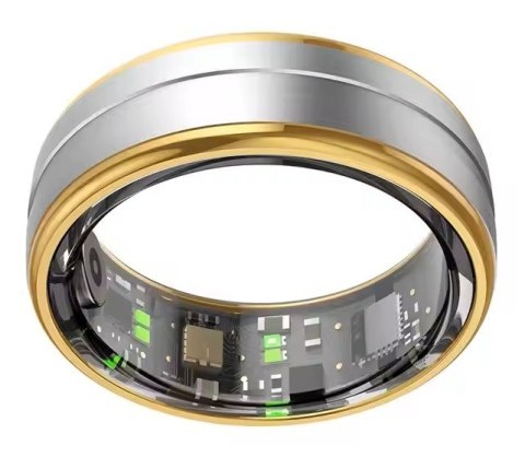 Smart Ring RUBICON R6 Gold/Silver SIZE-8(US) SMARUB321