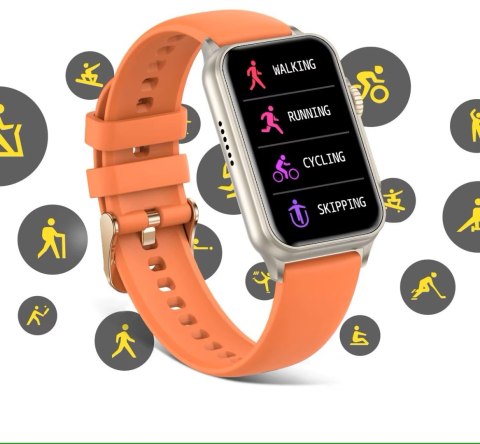 Smartwatch Damski RUBICON RNCF06 Black SMARUB222