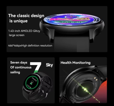 Smartwatch Damski RUBICON RNCF11 Silver/Grey SMARUB242