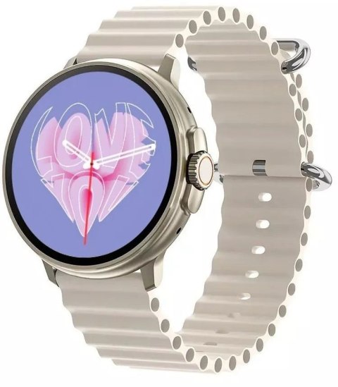 Smartwatch Damski RUBICON RNCF15 Tytan/Light Latte SMARUB260