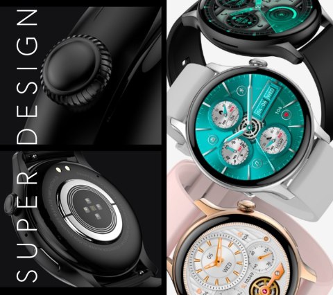 Smartwatch RUBICON RNCF10 Black SMARUB237