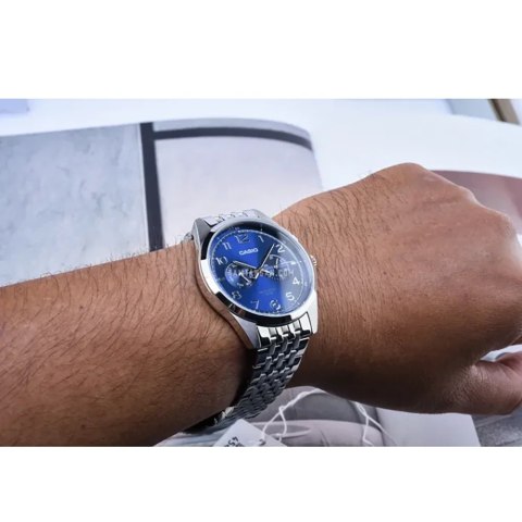 ZEGAREK MĘSKI CASIO MTP-E340D-2A (zd264b) + BOX