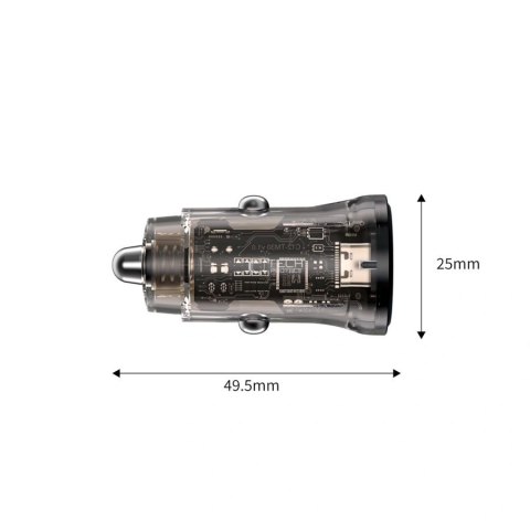 TECH-PROTECT ŁAD SAM. CC01 PD45W 1xUSB/ 1xUSB-C BLACK