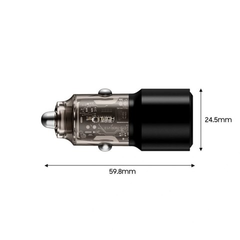 TECH-PROTECT ŁAD SAM. CC03 PD 100W QC 2xUSB-C BLACK