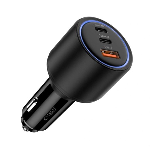 TECH-PROTECT ŁAD SAM. CC04 PD 130W QC 2xUSB-C/1xUSB BLACK