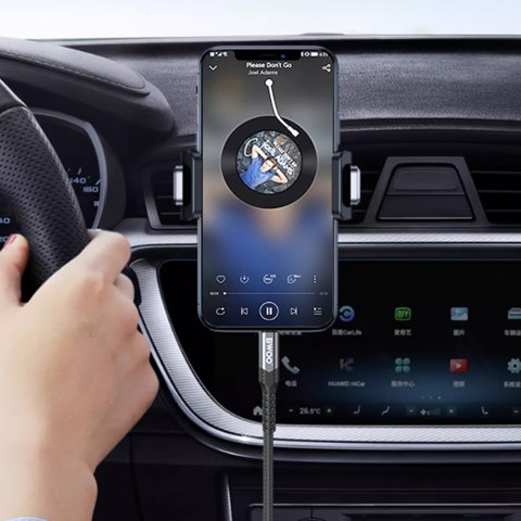 BWOO kabel AUX 3.5mm - Lightning BO-AUX068 czarny