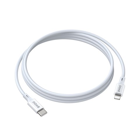 BWOO kabel USB-C - Lightning 1m 27W ABS + TPE X283 C-L biały