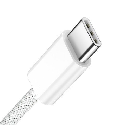 BWOO kabel USB-C - USB-C 1m 60W do iPhone 15 BO-X284 biały