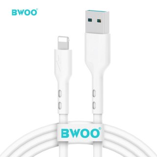 BWOO kabel USB - Lightning 1m 3A biały X172L