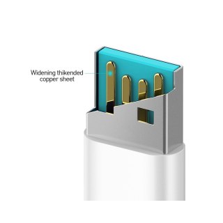 BWOO kabel USB - Lightning 1m 3A biały X172L