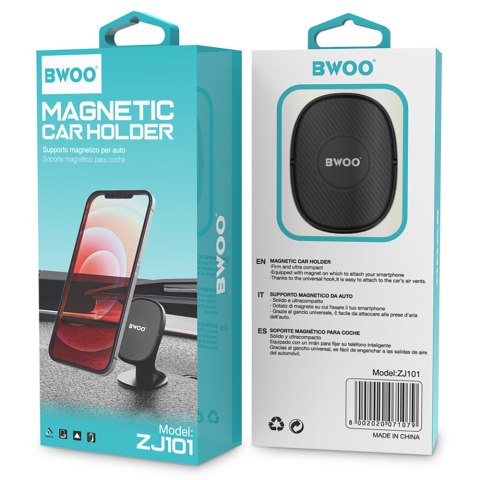 BWOO uchwyt samochodowy ZJ101 magnetyczny czarny