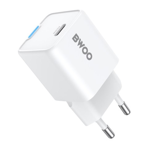 BWOO ładowarka sieciowa PD GaN USB-C 30W biała