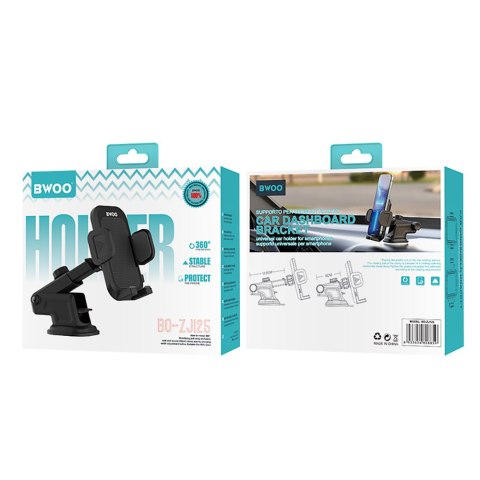 BWOO uchwyt samochodowy BO-ZJ125 Dashboard car holder ABS+silicon+aluminu