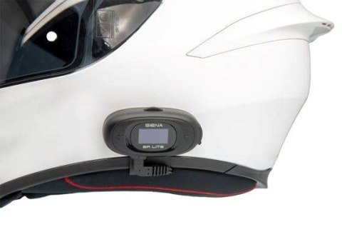 Interkom motocyklowy Sena 5R-01D 5R Lite Bluetooth 5.1 700m z wyświetlaczem LCD i uniwersalnym zestawem mikrofonów na 2 kaski