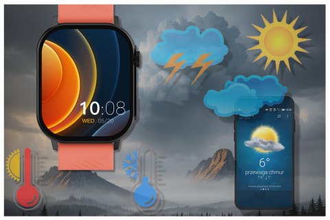 SMARTWATCH UNISEX GRAVITY GT15-3 - ROZMOWY BLUETOOTH, DODATKOWY PASEK (sg029c)