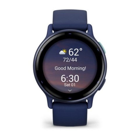 Zegarek sportowy Garmin Vivoactive 5 AMOLED 42mm Niebieski