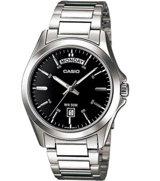 ZEGAREK MĘSKI CASIO MTP-1370D-1A1V (zd025b) + BOX