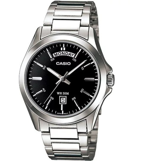 ZEGAREK MĘSKI CASIO MTP-1370D-1A1V (zd025b) + BOX