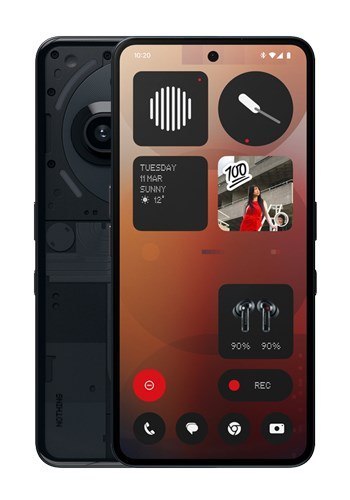 Smartfon Nothing Phone (3a) A422-10Y 17,2cm (6.77") Dual SIM Android 15 5G USB Type-C 12GB 256GB 5000mAh Czarny