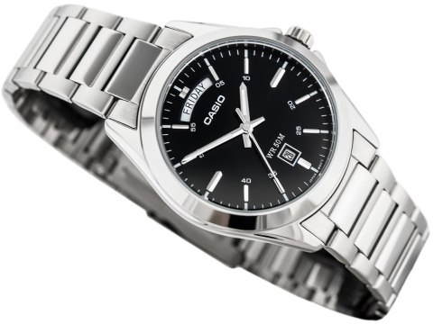 ZEGAREK MĘSKI CASIO MTP-1370D-1A1V (zd025b) + BOX
