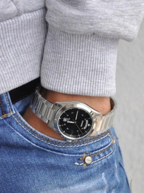 ZEGAREK MĘSKI CASIO MTP-1370D-1A1V (zd025b) + BOX