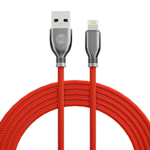 Forever kabel Tornado USB - Lightning 1,0 m 3A czerwony