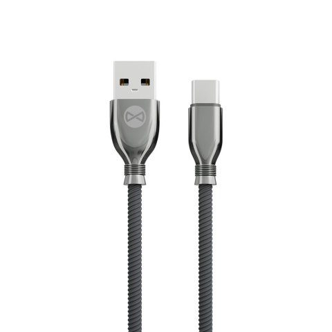 Forever kabel Tornado USB - USB-C 1,0 m 3A czarny