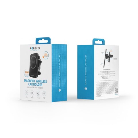 Forever uchwyt samochodowy do kratki MACH-100 magnetyczny z ładowaniem bezprz